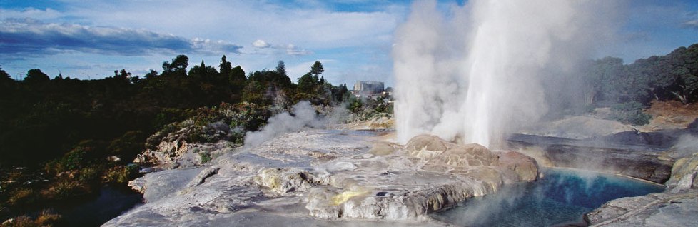 Tra i geyser della Nuova Zelanda