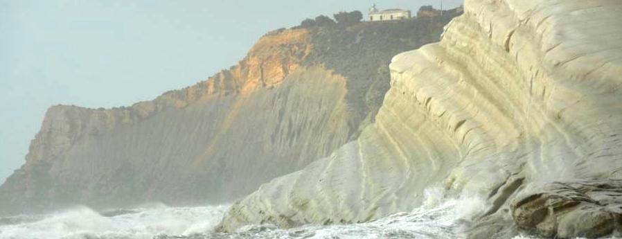 Scala dei Turchi (Agrigento) in inverno, quando i luoghi ci parlano